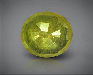 Natural Heated & Treated Yellow Sapphire Certified 3.04 CTS (DIN 86225 )